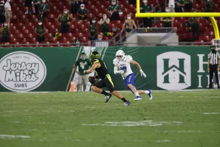 Oct 23, 2020; Tampa Bay, Florida, USA; during the second half at Raymond James Stadium. Mandatory Credit: Reinhold Matay