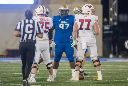 SMU vs TU -  BRETT ROJO/For the University of Tulsa