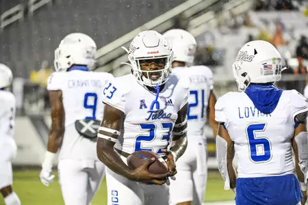 October 3, 2020 - Orlando, FL, U.S: \  during 1st half NCAA football game between the Tulsa Golden Hurricane and the UCF Knights at the Bounce House in Orlando, Fl.  Romeo T Guzman