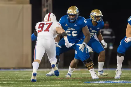 SMU vs TU -  BRETT ROJO/For the University of Tulsa