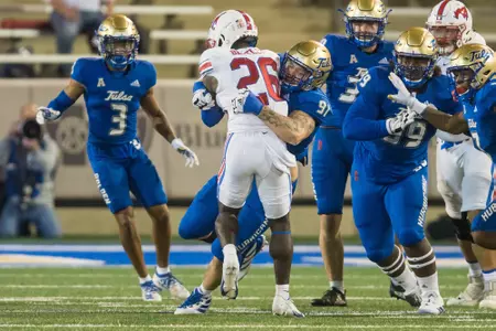 SMU vs TU -  BRETT ROJO/For the University of Tulsa