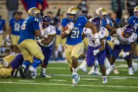 Tulsa Golden Hurricane running back TK Wilkerson (21) East Carolina vs TU -  BRETT ROJO/For the University of Tulsa
