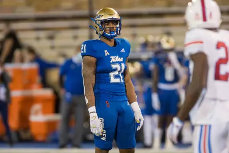 SMU vs TU -  BRETT ROJO/For the University of Tulsa