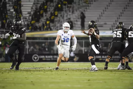 October 3, 2020 - Orlando, FL, U.S: \  during 1st half NCAA football game between the Tulsa Golden Hurricane and the UCF Knights at the Bounce House in Orlando, Fl.  Romeo T Guzman