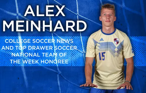 Alex Meinhard weekly honors graphic