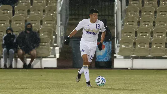 Johan Juarez playing soccer