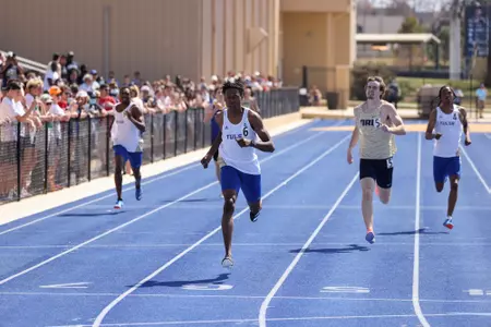 Kyran Lacy running track