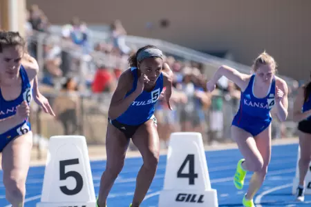 Jaidah McCallon running track