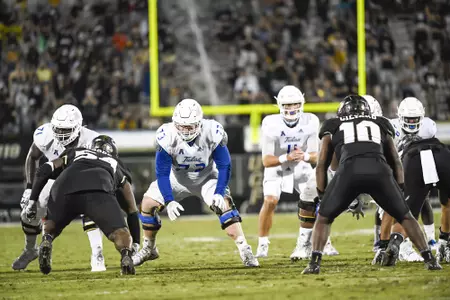 October 3, 2020 - Orlando, FL, U.S: \  during 2nd half NCAA football game between the Tulsa Golden Hurricane and the UCF Knights. Tulsa defeated UCF 34-26 at the Bounce House in Orlando, Fl.  Romeo T Guzman