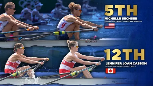 2021 Rowing Final Olympics graphic