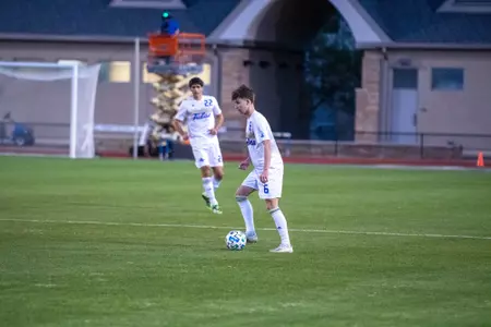Chase Bromstedt playing soccer