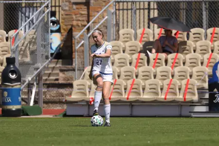 Lauren Fallis playing soccer