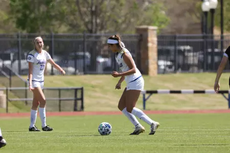 Juliette Haro playing soccer