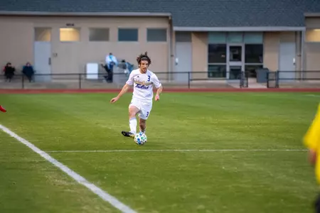 Rooks Hunter playing soccer
