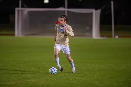 Rooks Hunter playing soccer