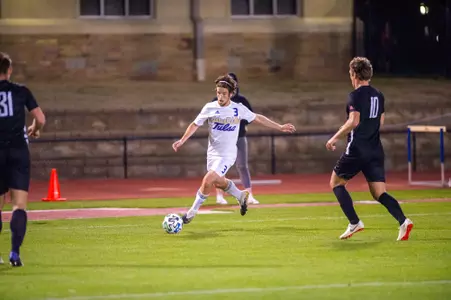 Rooks Hunter playing soccer