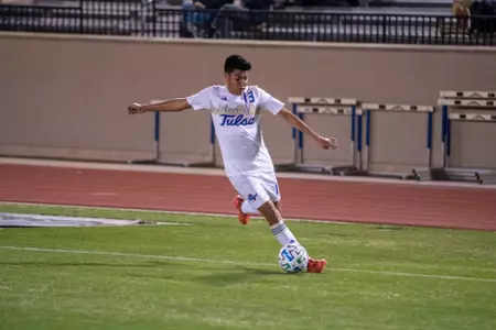 Johan Juarez playing soccer