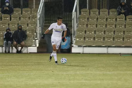 Johan Juarez playing soccer