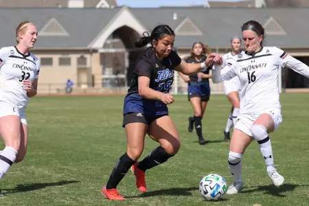 Jordan Martinez playing soccer