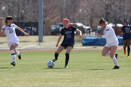 Madison Tokarchik playing soccer