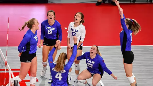 Volleyball Celebrating Houston