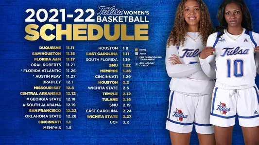 2021-22 WBB Schedule graphic
