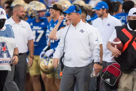 Tulsa Golden Hurricane head coach Philip Montgomery UC Davis vs TU - BRETT ROJO/For the University of Tulsa