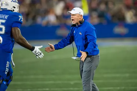 Tulsa Golden Hurricane head coach Philip Montgomery BRETT ROJO/For the University of Tulsa