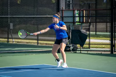 Maria Berlanga Banera at the ITA Women's All-American Championships in Cary, N.C. on Wednesday, October 5, 2022. (©ITA)