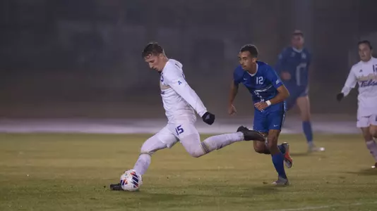 Alex Meinhard scoring against Creighton