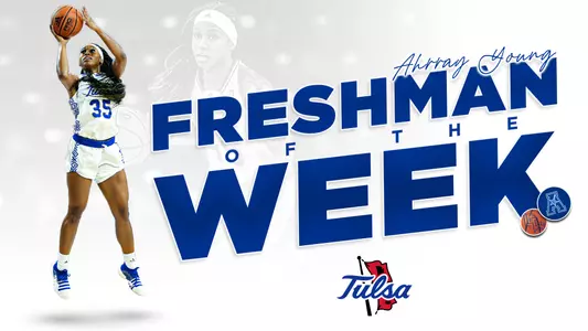 Ahrray Young freshman of the week graphic