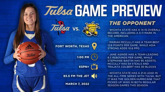 WBB vs WIchita State 3 preview graphic