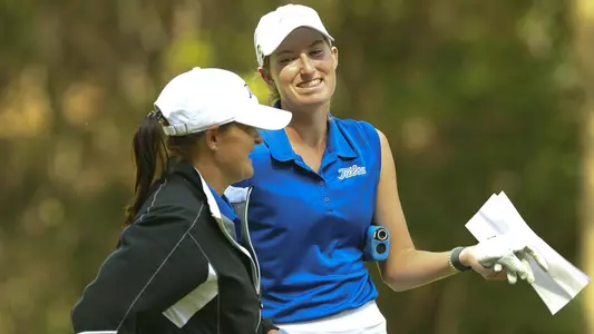 Coach Young and Lilly Thomas