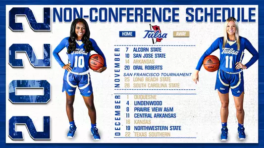 2022 WBB Non-Conference Schedule graphic
