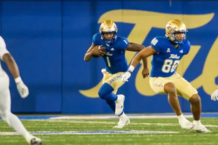Tulsa Golden Hurricane quarterback Braylon Braxton (1) BRETT ROJO/For the University of Tulsa