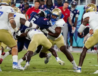 Tulsa Golden Hurricane linebacker Dorian Hopkins (41) - JEFF ROMANCE/For the University of Tulsa