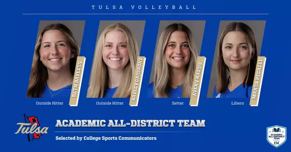 Tulsa Volleyball Academic All-District Team