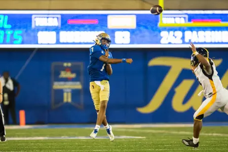 Tulsa Golden Hurricane quarterback Cardell Williams (7)
BRETT ROJO/For the University of Tulsa