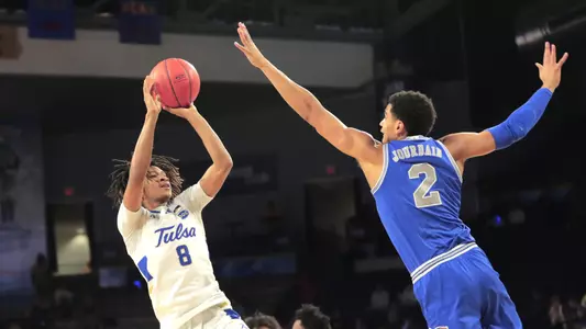 Tyshawn Archie - University of Tulsa men’s basketball team versus Memphis in Tulsa, Okla. on Thursday, Jan. 4, 2024. (Photo by Dave Crenshaw for the University of Tulsa)