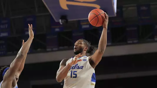 Jared Garcia - University of Tulsa men’s basketball team versus Memphis in Tulsa, Okla. on Thursday, Jan. 4, 2024. (Photo by Dave Crenshaw for the University of Tulsa)