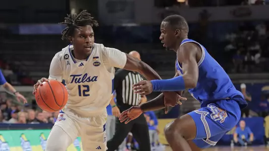 Carlous Williams - University of Tulsa men’s basketball team versus Memphis in Tulsa, Okla. on Thursday, Jan. 4, 2024. (Photo by Dave Crenshaw for the University of Tulsa)