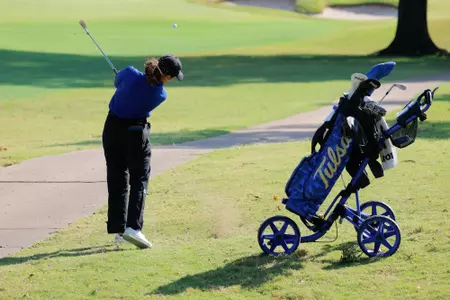 Lovisa Gunnar on day one of the Dale McNamara Invitational at Cedar Ridge Country Club