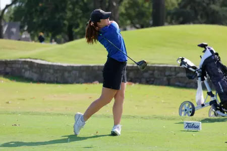 Jenni Roller on day one of the Dale McNamara Invitational at Cedar Ridge Country Club