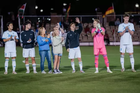Men's Soccer Senior Day match against Temple on 11/1/24 at the Hurricane Soccer Stadium ©Joshua Rogers