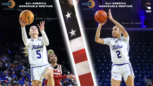 Delanie Crawford and Temira Poindexter All-Americans