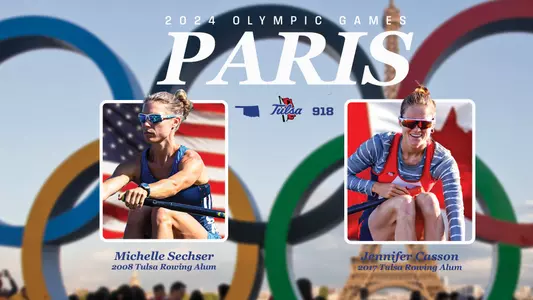 Tulsa Rowers Michelle Sechser and Jennifer Casson in the Paris Olympics