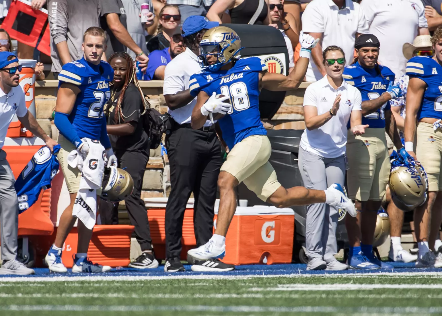 Tulsa Football vs. #13 Oklahoma State at H.A. Chapman Stadium on 9/14/24