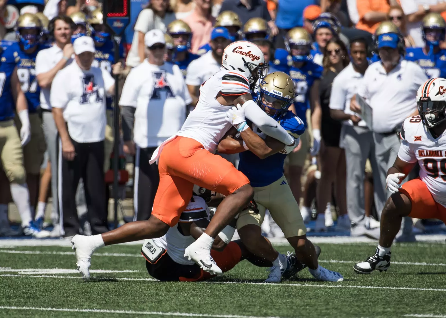 Tulsa Football vs. #13 Oklahoma State at H.A. Chapman Stadium on 9/14/24