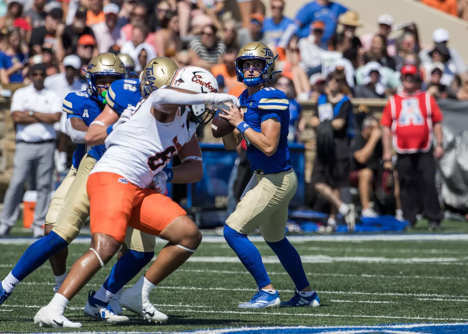 Tulsa Football vs. #13 Oklahoma State at H.A. Chapman Stadium on 9/14/24