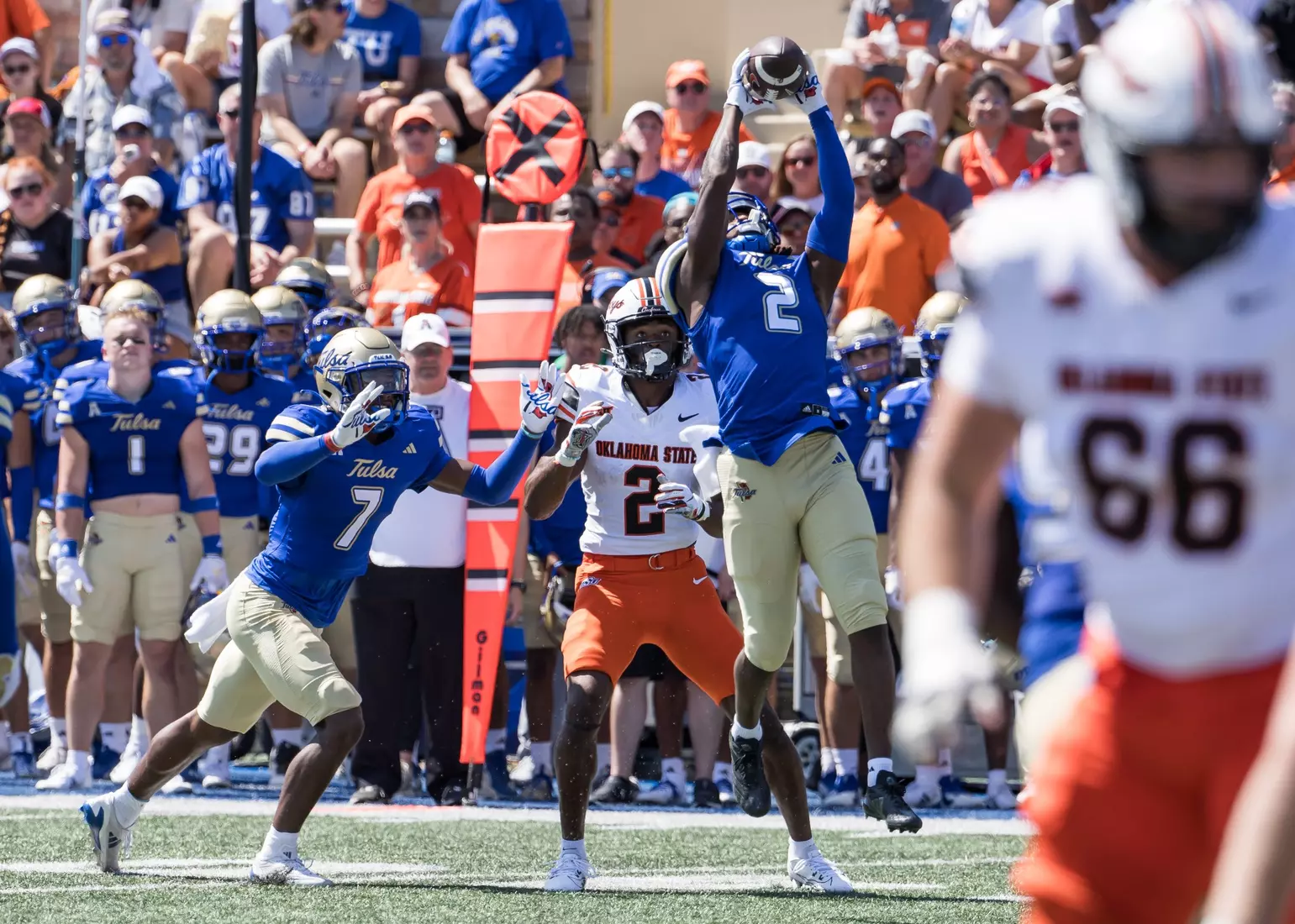 Tulsa Football vs. #13 Oklahoma State at H.A. Chapman Stadium on 9/14/24